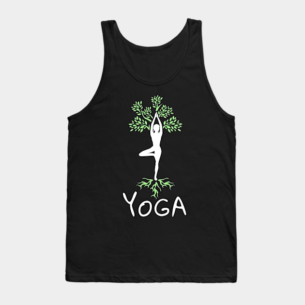 Namaste Yoga Circle Tank Top by JDaneStore